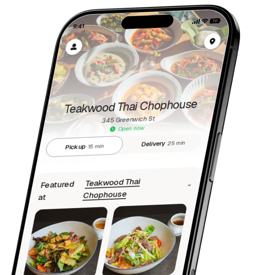 Teakwood Thai Chophouse app preview
