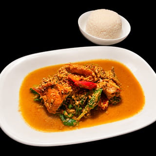 In-Season Soft Shell Crab with Yellow Curry (Dry Curry)
