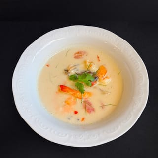 Shrimp Galangal Coconut Milk Soup (GF)